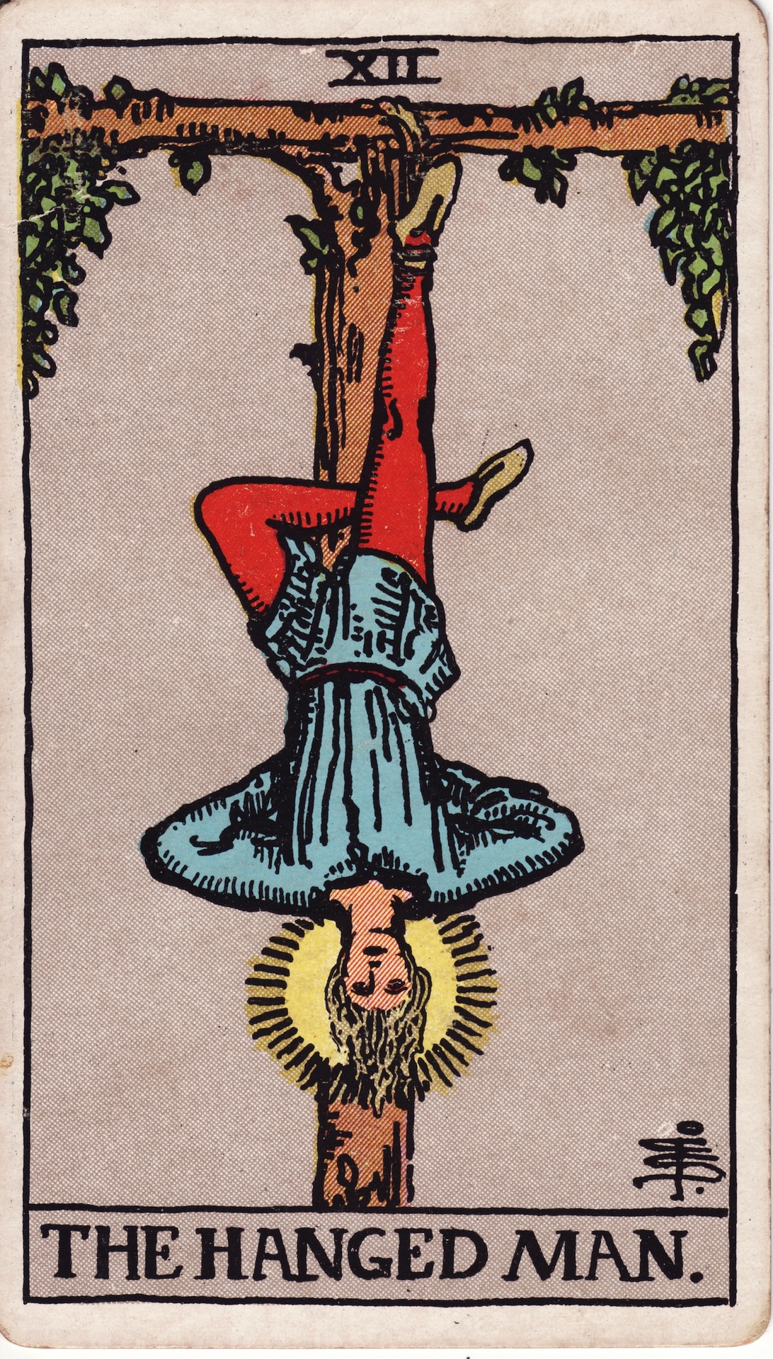 O Pendurado — Tarot