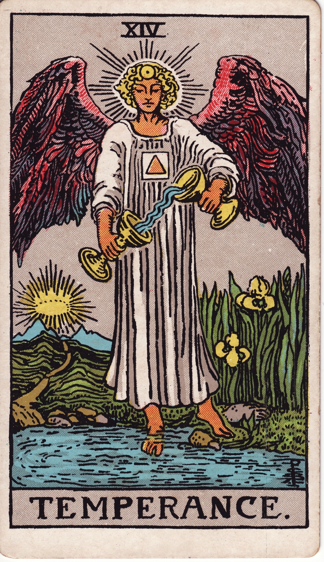 A Temperança — Tarot
